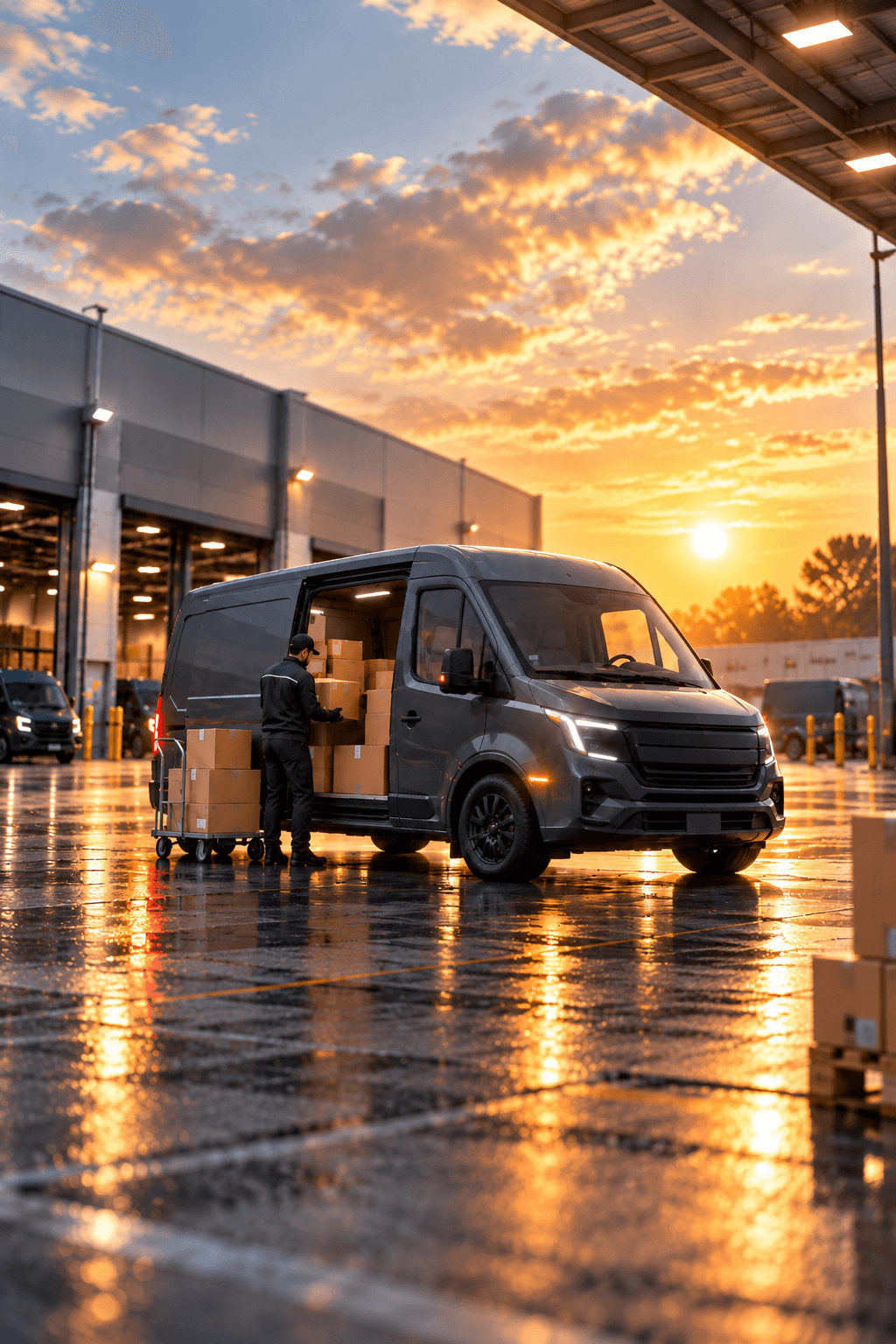 FleetGlide AI Dispatcher Mobile Light Beam